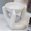 Helping Hand Oil Burner  - White 🇬🇧