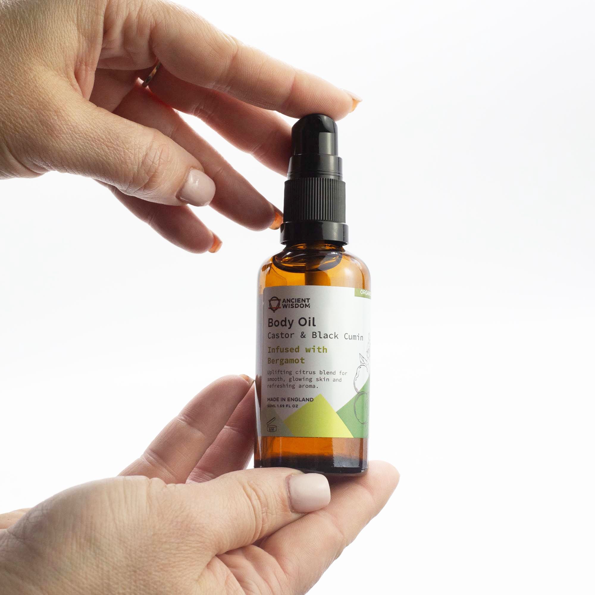 Organic Body Oil 50ml - Rosemary & Frankincense 🇬🇧