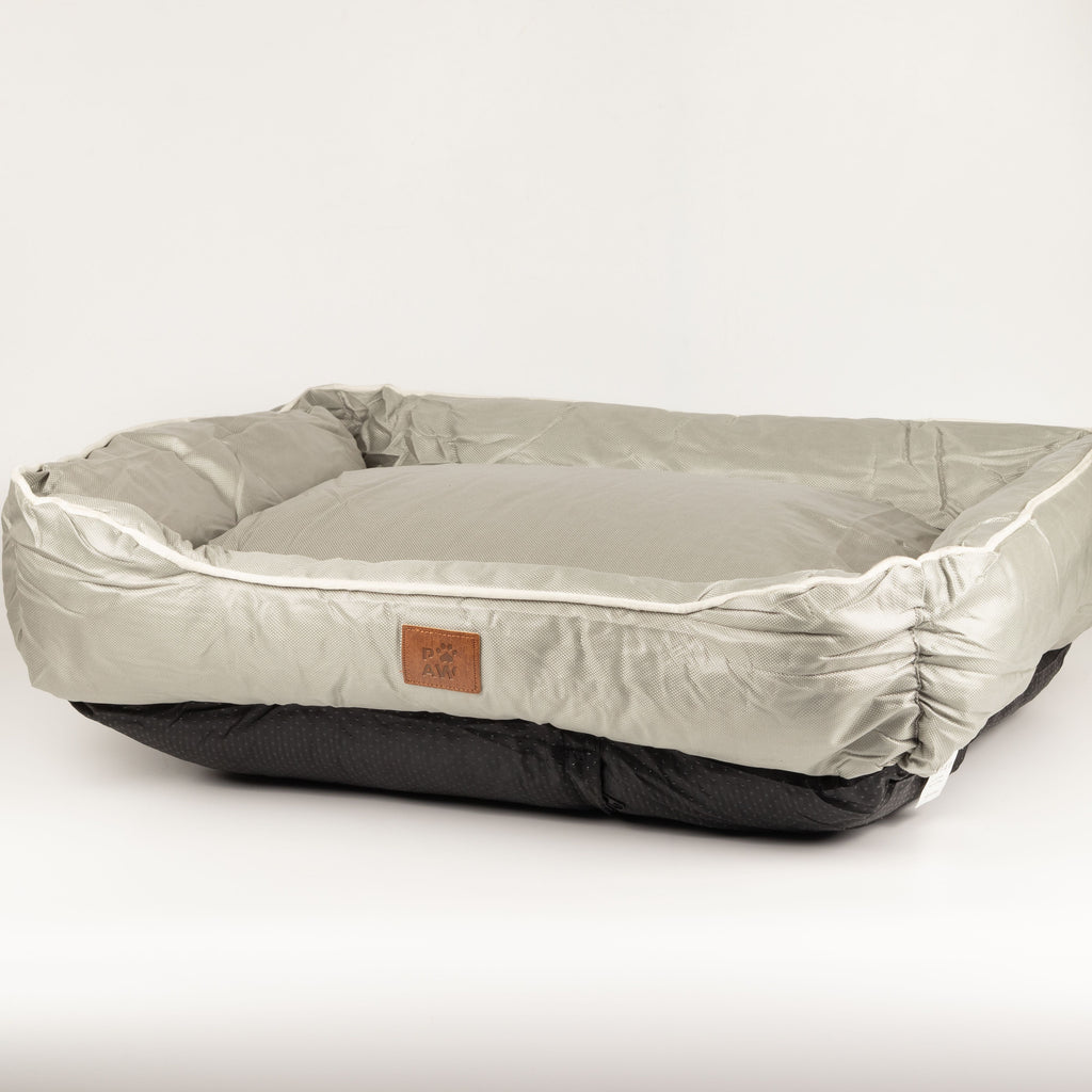 PAW Bed – Medium Khaki Beige – 70 × 60 × 15cm 🇬🇧