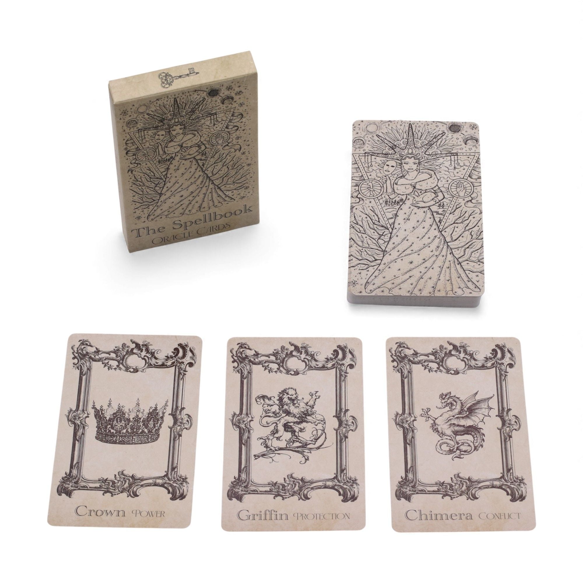 The Spellbook Oracle Cards- Witchcraft Deck 🇬🇧