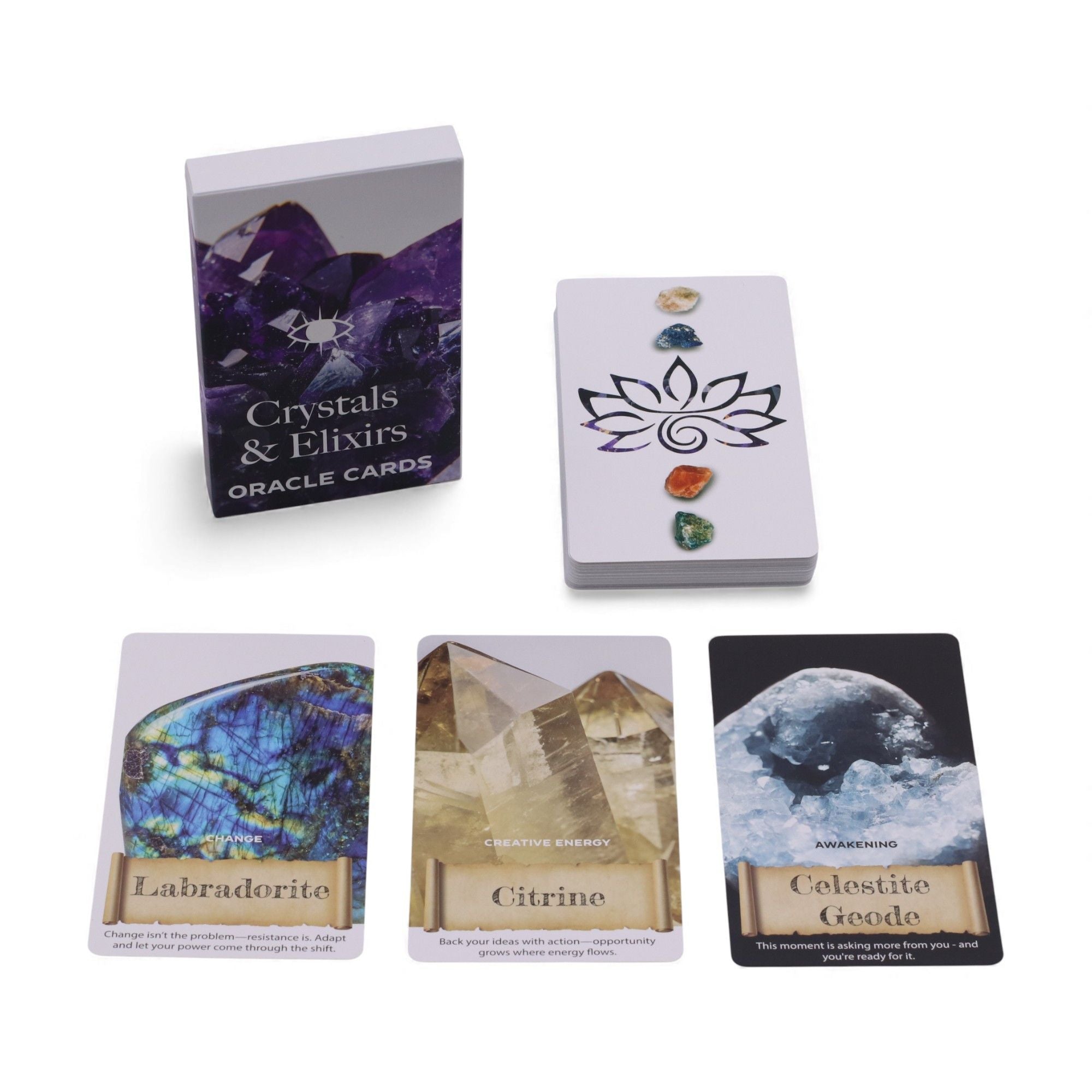Crystals & Elixirs Oracle Cards – Healing Energy Deck 🇬🇧