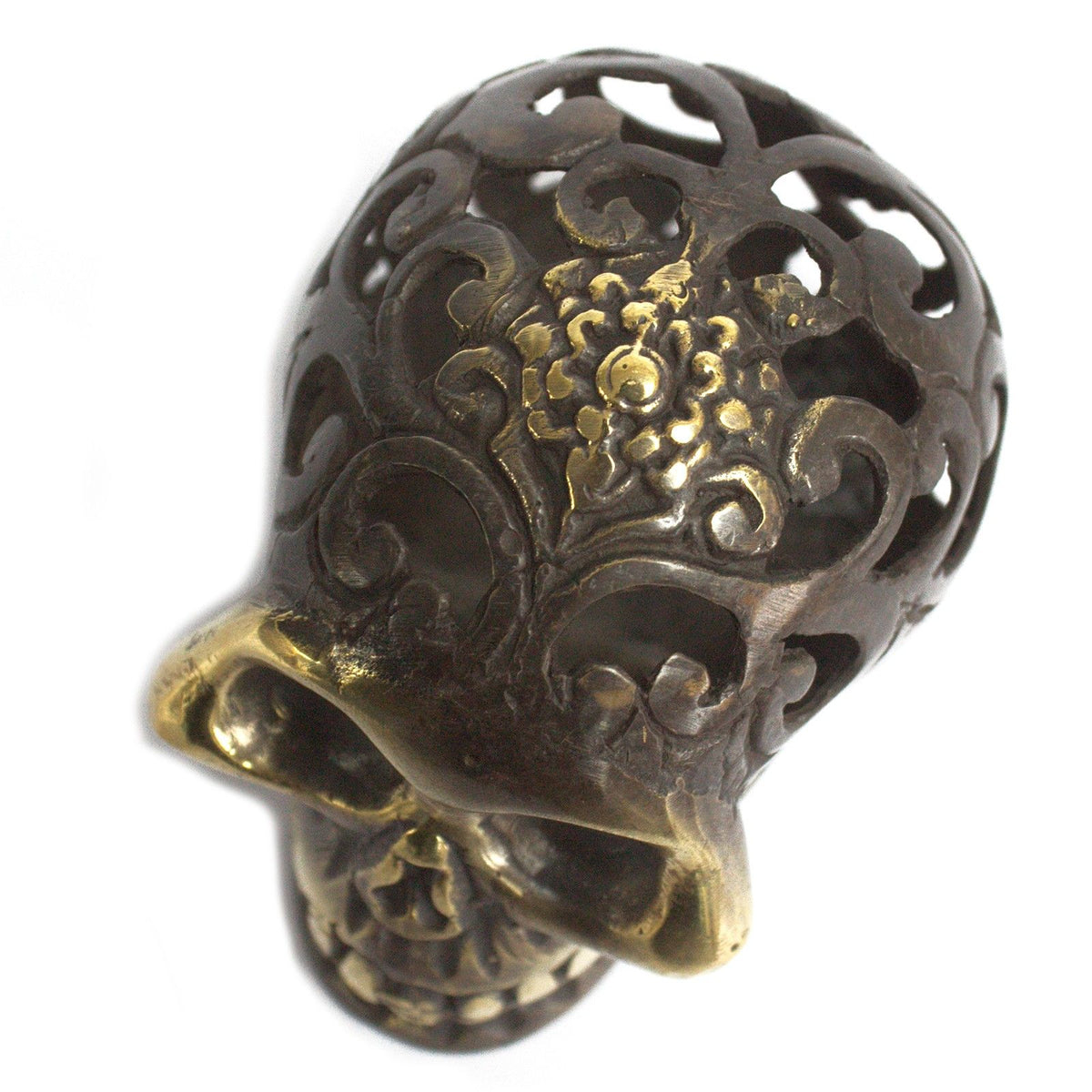 Vintage Brass Skull - Lrg 🇬🇧