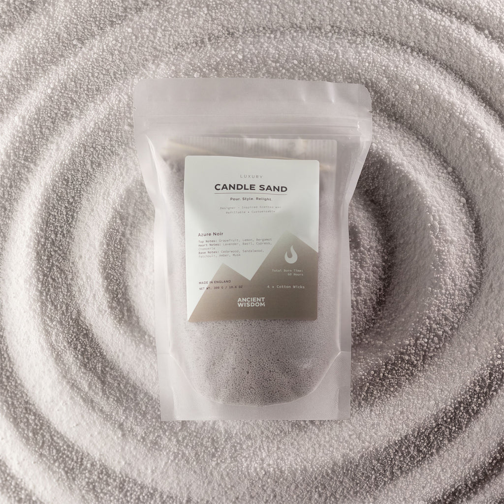 Fragranced Candle Sand - Warm Grey - Azure Noir - 300g 🇬🇧