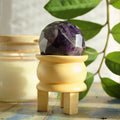 Gemstone Faceted Healing Ball & Stand - Amethyst 🇬🇧