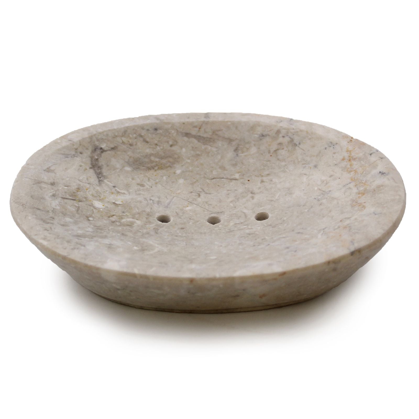 Classic Oval Cream Marble Soap Dish 🇬🇧