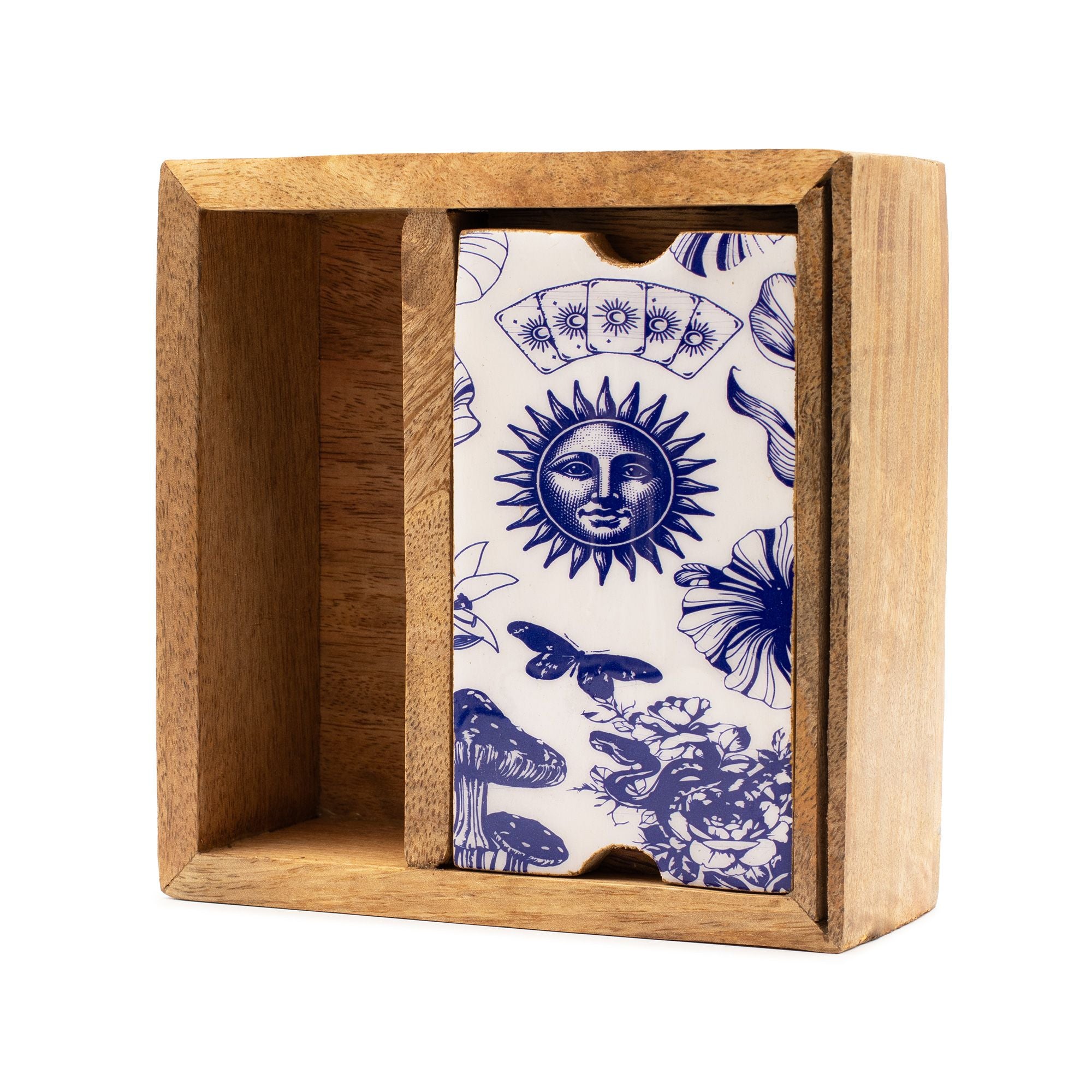 Two Section Tarot Box with Card Holder 🇬🇧