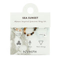 Nymph Spirit Gemstone Ring Set - Sea Sunset 🇬🇧