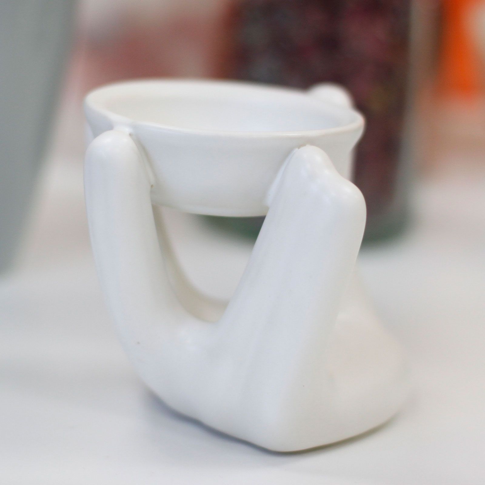 Helping Hand Oil Burner  - White 🇬🇧