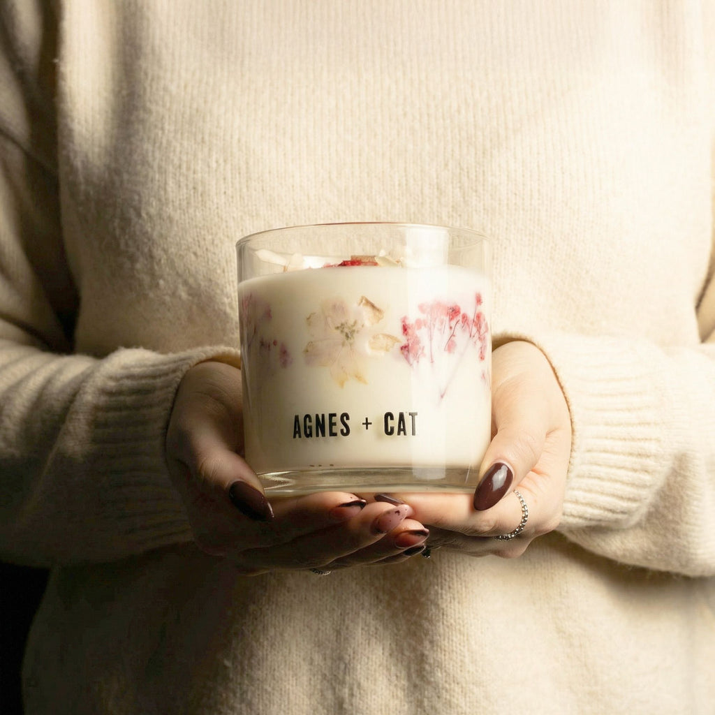 Agnes + Cat Botanical Soy Wax Candle - Seasalt & Moss 🇬🇧