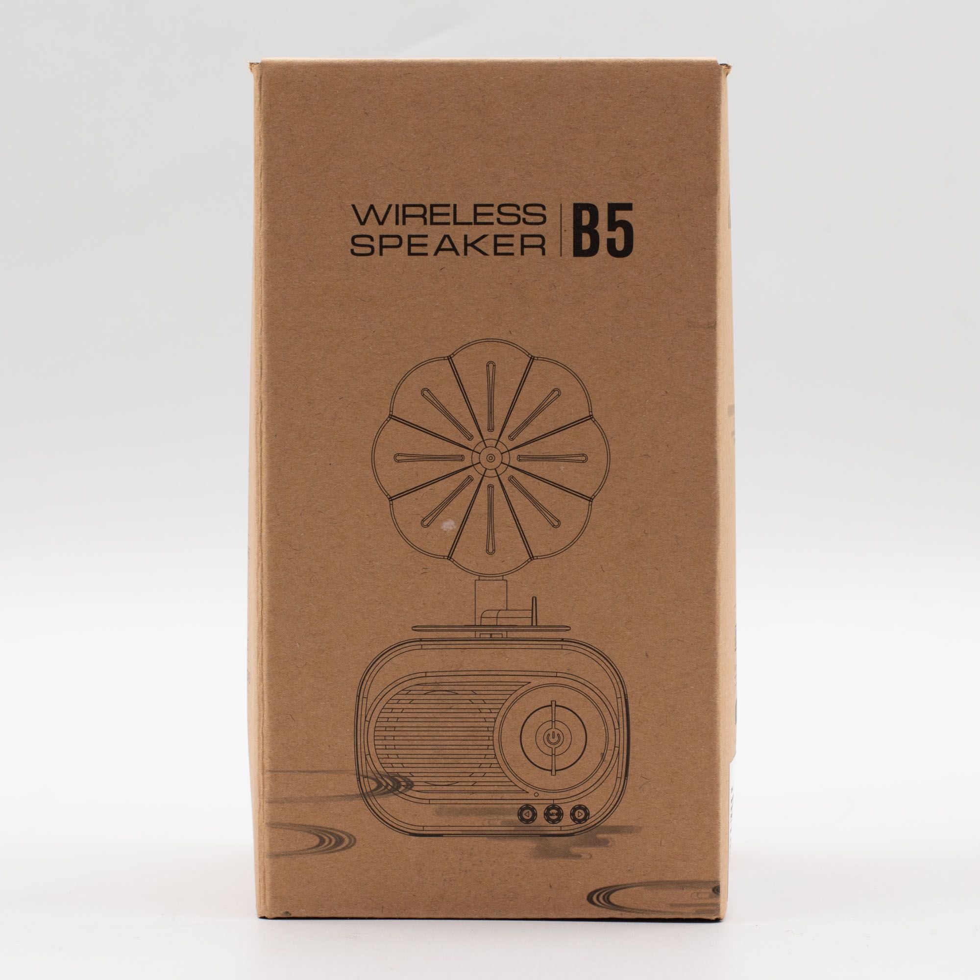 Retro Mini Gramophone Speaker - Bluetooth & FM Radio - 5 watt x 1 🇬🇧