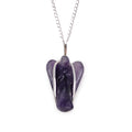 Gemstone Guardian Angel Pendant - Amethyst 🇬🇧