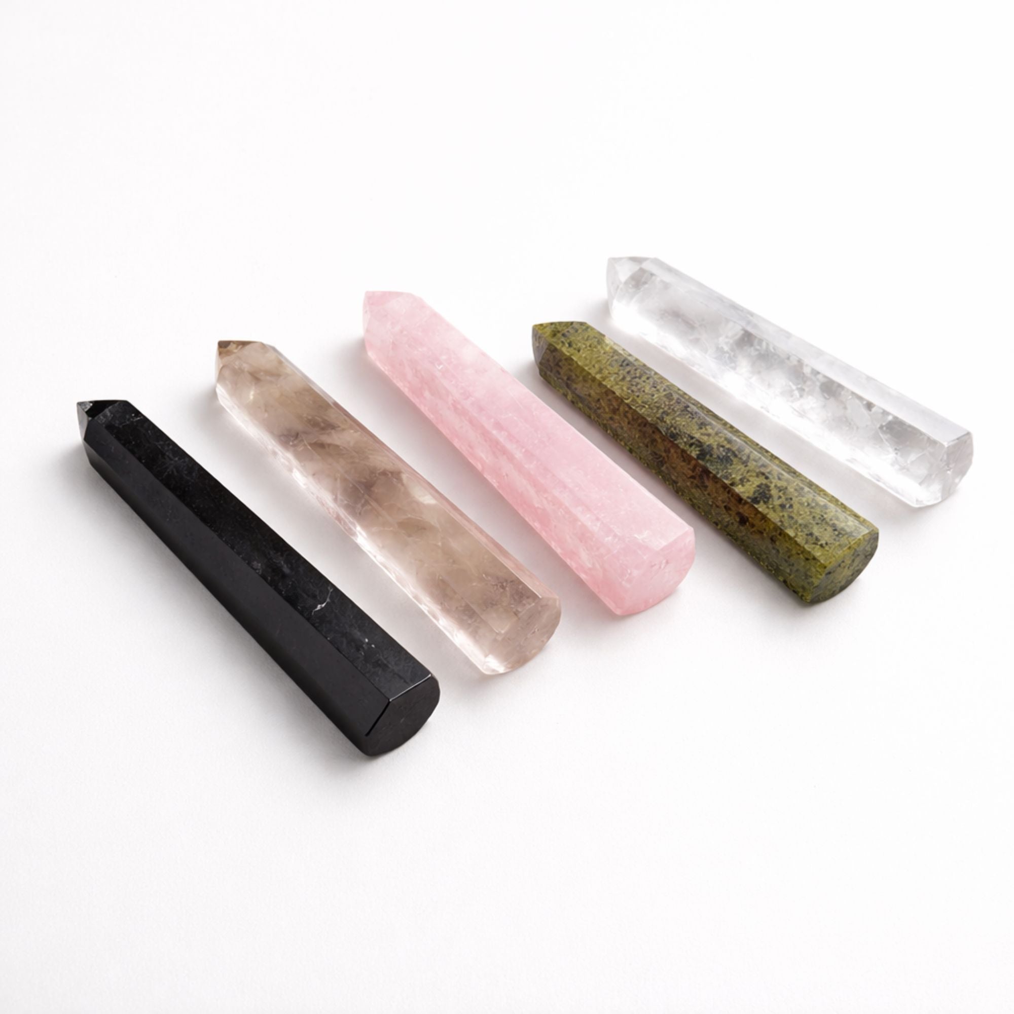 Gemstone Six Face Obelisk Point approx 11cm - Black Tourmaline 🇬🇧