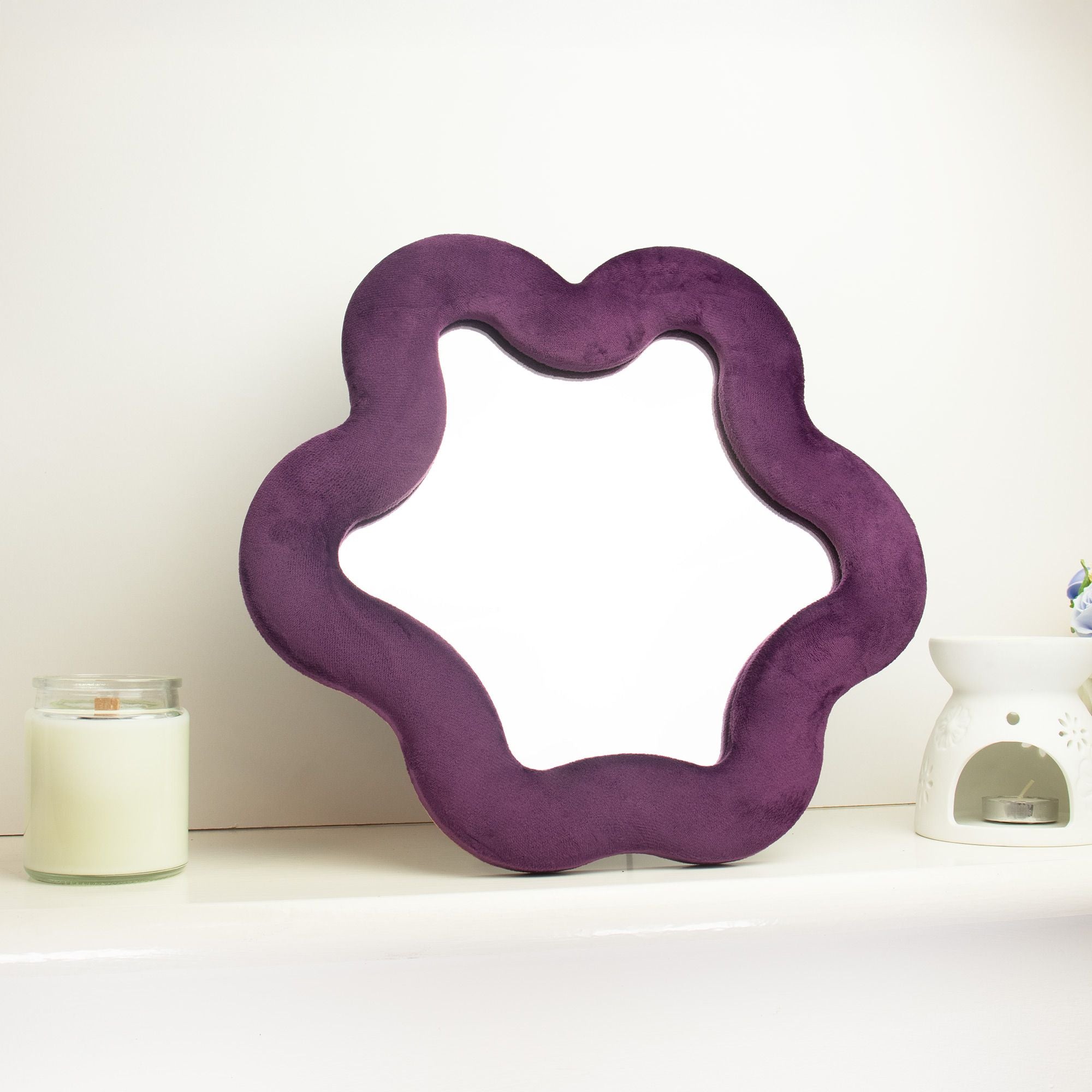Soft Squiggly Mirror – Star – Mauve (33x31x2.3cm) 🇬🇧