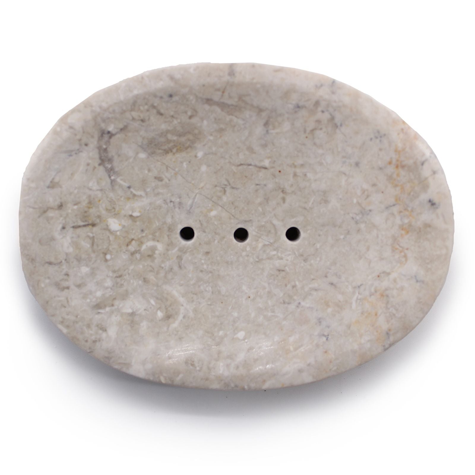 Classic Oval Cream Marble Soap Dish 🇬🇧
