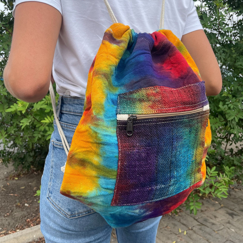 Tiedye Hemp String Bag 🇬🇧