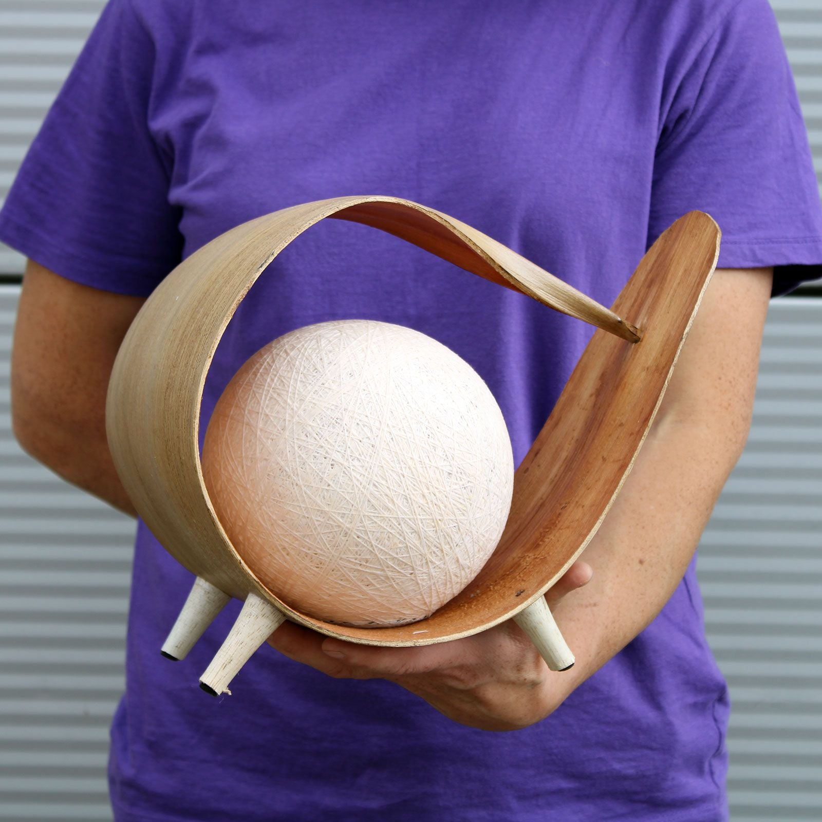 Natural Coconut Lamp - Natural Wrapover 🇬🇧