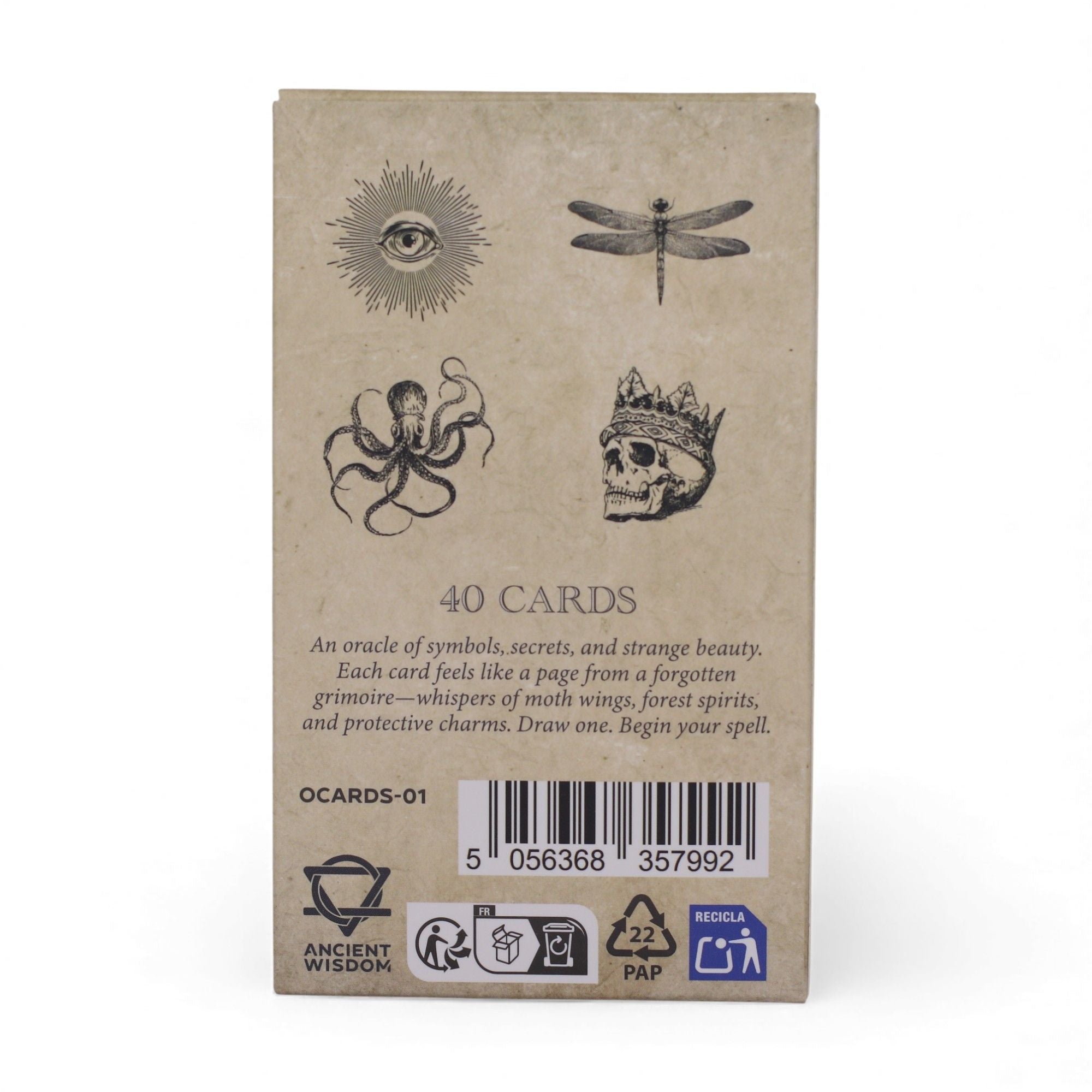 The Spellbook Oracle Cards- Witchcraft Deck 🇬🇧