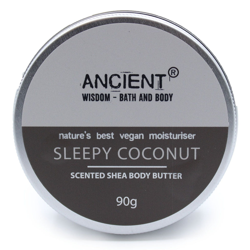 Scented Shea Body Butter 90g - Sleepy Coconut 🇬🇧