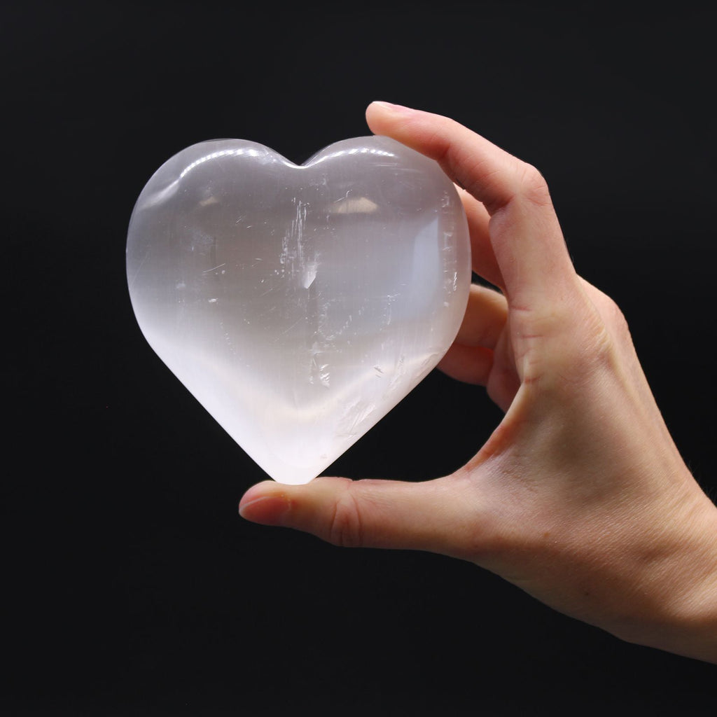 Selenite Heart - 10 cm 🇬🇧