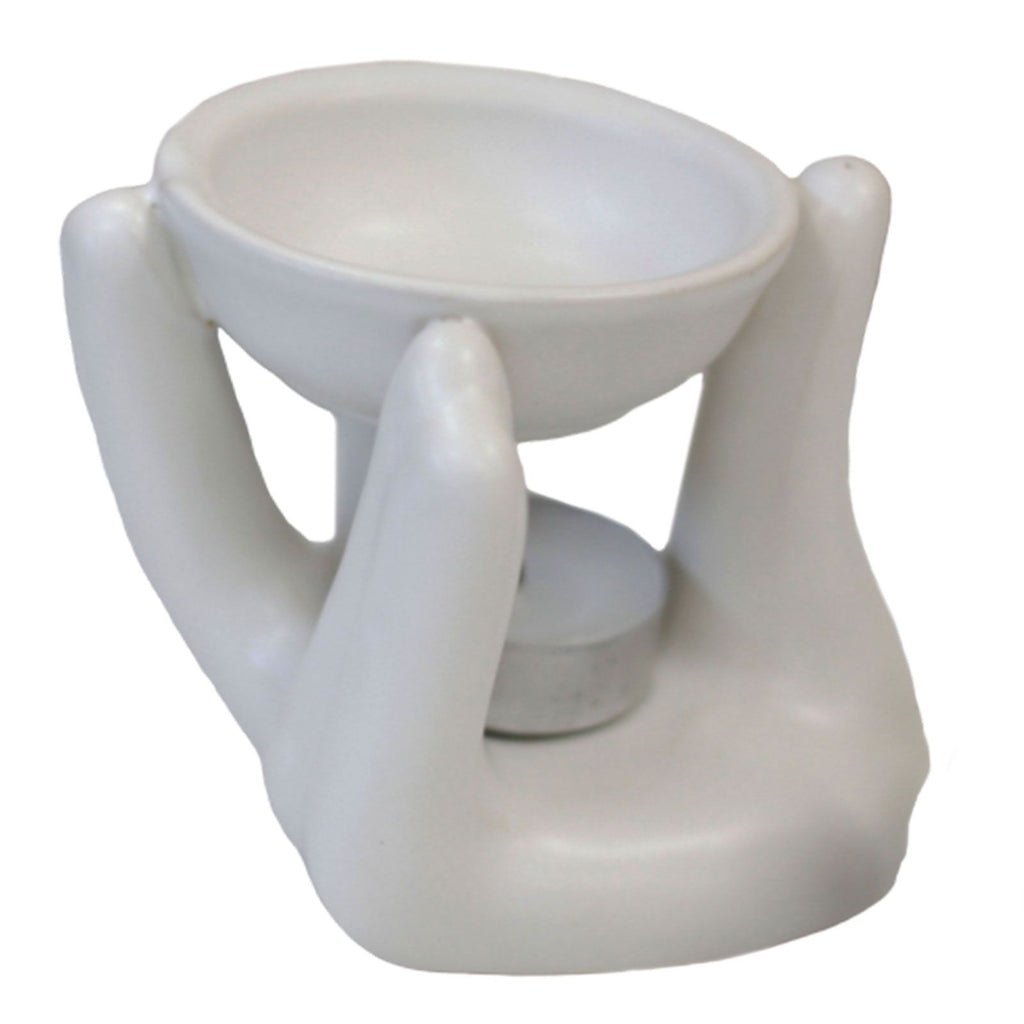 Helping Hand Oil Burner  - White 🇬🇧