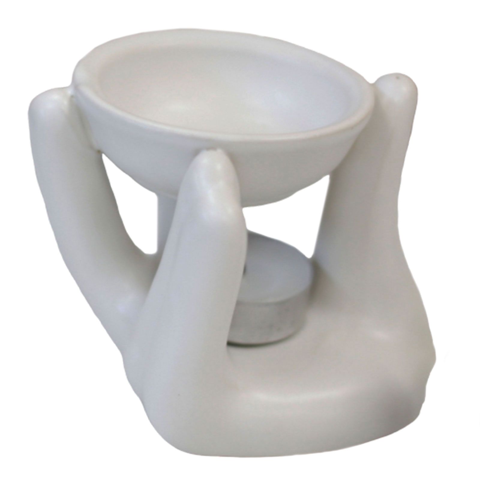 Helping Hand Oil Burner  - White 🇬🇧