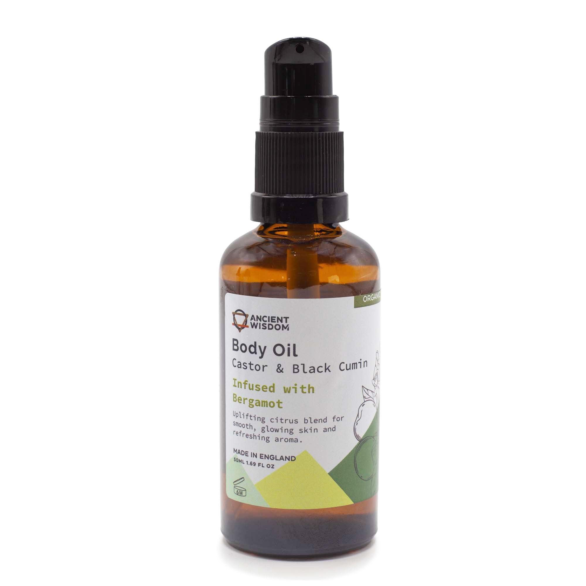 Organic Body Oil 50ml - Bergamot 🇬🇧