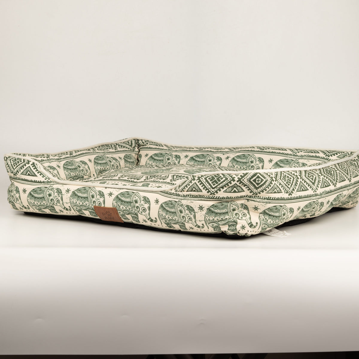 PAW Bed – Lucky Elephant – Green – 60 × 50 × 14cm 🇬🇧
