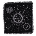 Esoteric Fringed Altar Cloth -  Moon & Sun Chart 🇬🇧