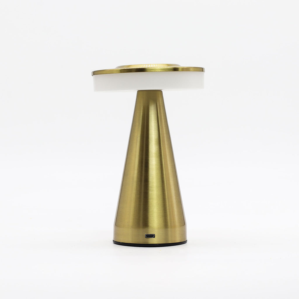 Touch Lamp - Tall Stem Copper - USB (C) - Rechargable  (400 Watt) 🇬🇧