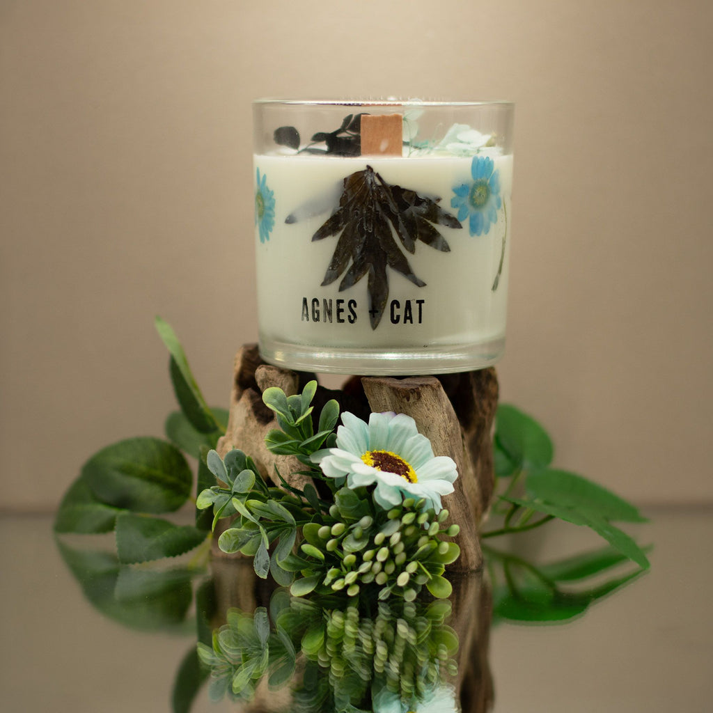 Agnes + Cat Botanical Soy Wax Candle - Seasalt & Moss 🇬🇧
