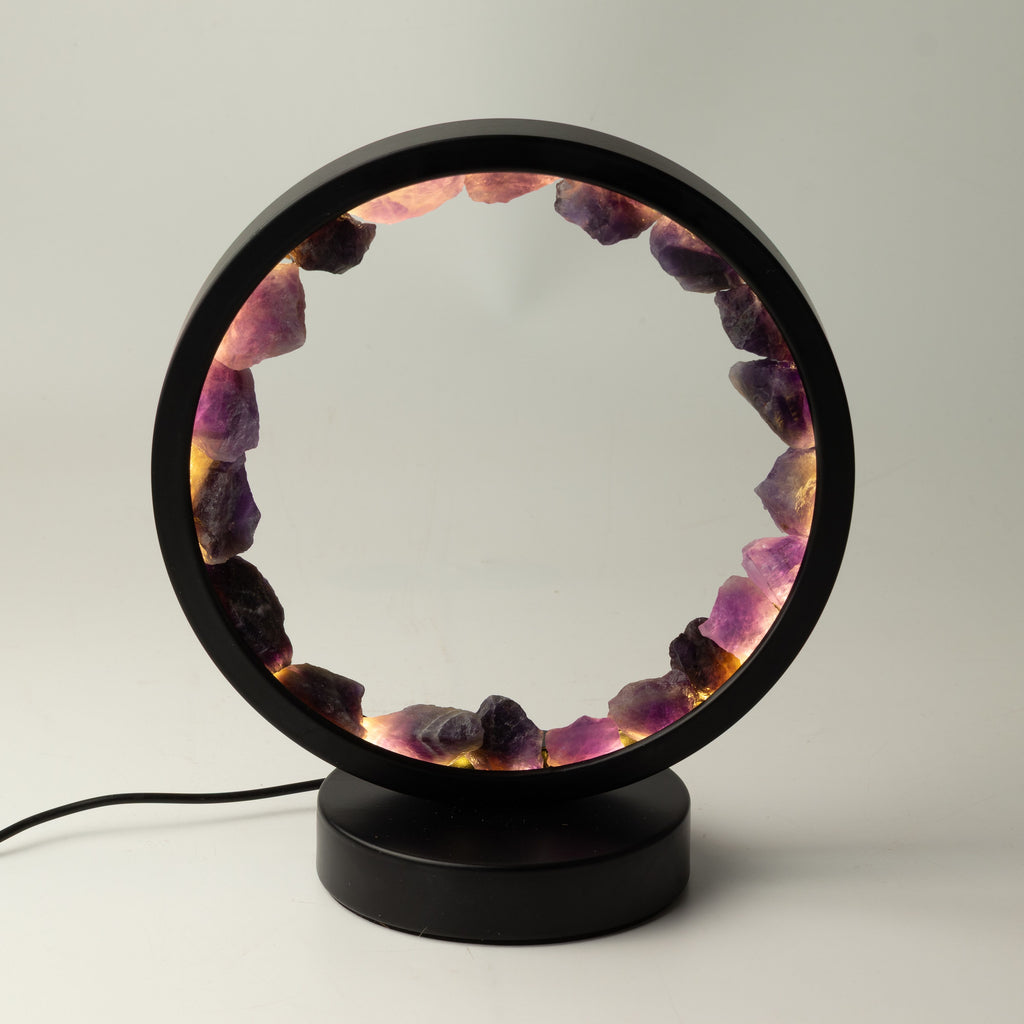 Gemstone Halo Lamp - Zen Spirit  - Amethyst 🇬🇧
