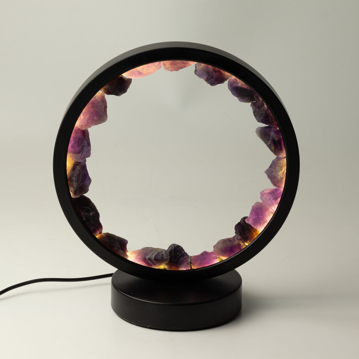 Gemstone Halo Lamp - Zen Spirit  - Amethyst 🇬🇧