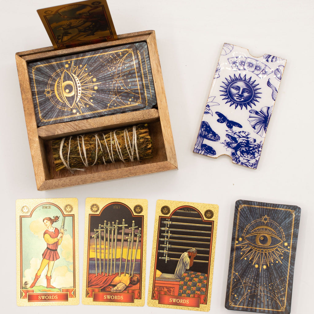 Two Section Tarot Box with Card Holder 🇬🇧