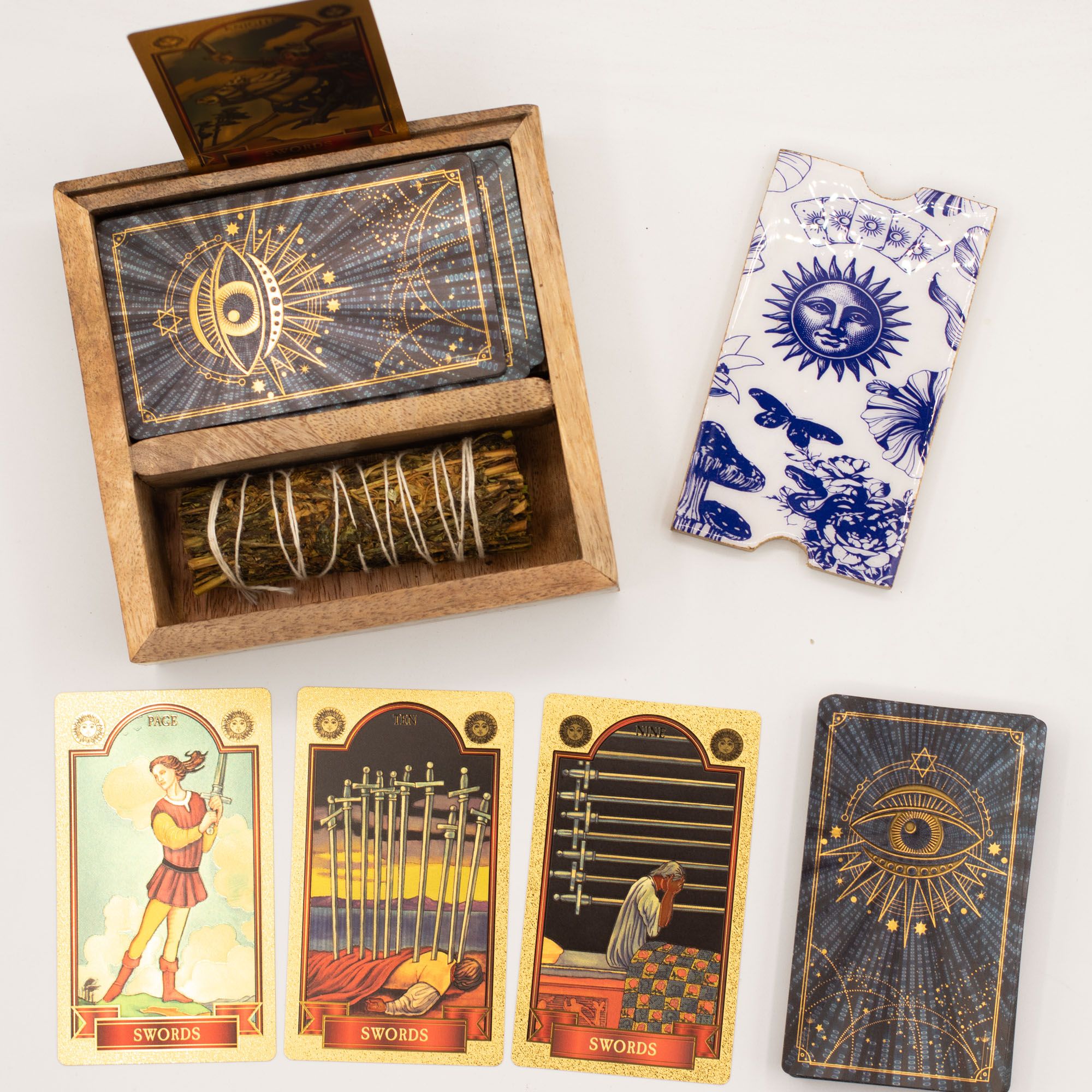 Two Section Tarot Box with Card Holder 🇬🇧