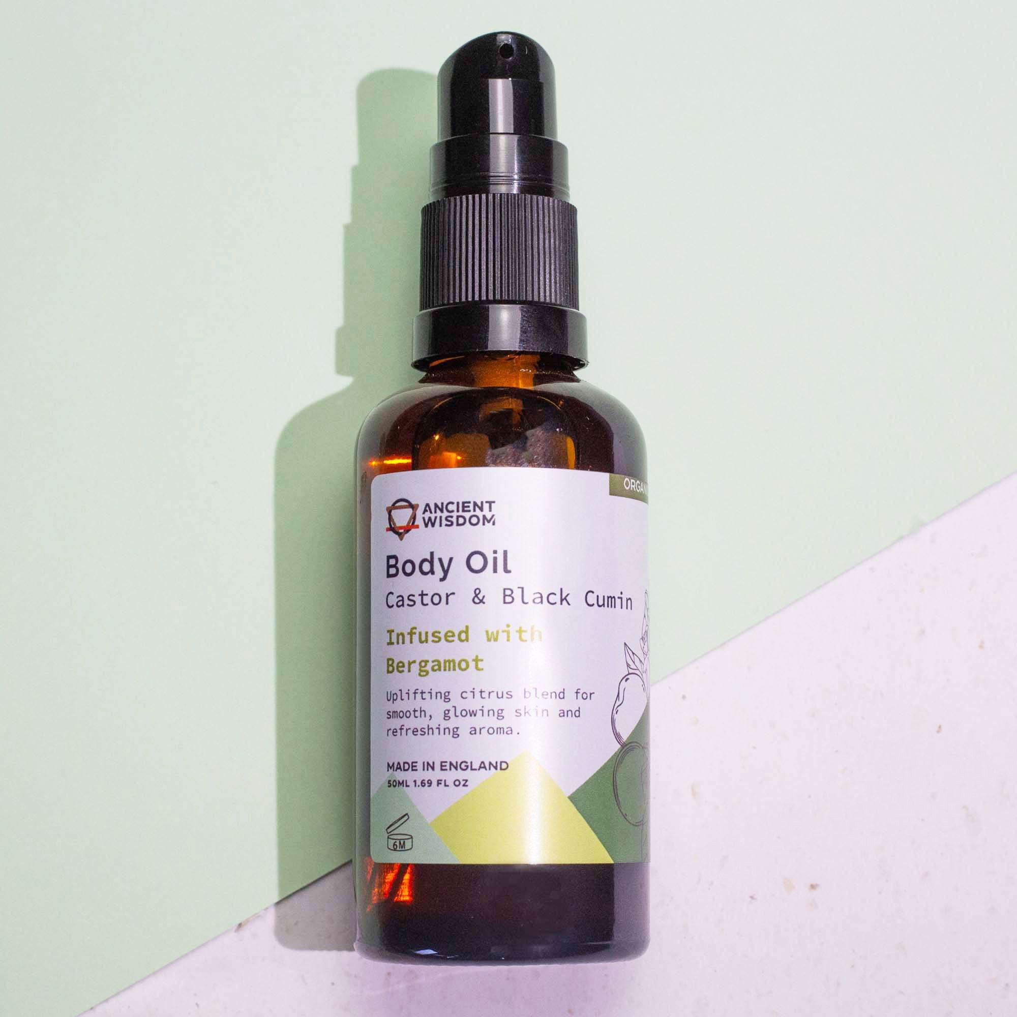 Organic Body Oil 50ml - Bergamot 🇬🇧