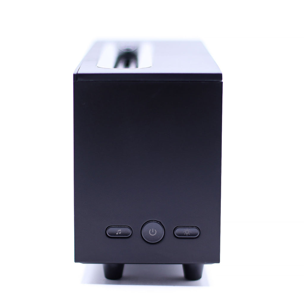 Flame Effect Aroma Diffuser with Birdsound - Black USB - Colour Change 🇬🇧