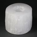 Selenite Cylinder Candle Holder - 8 cm 🇬🇧