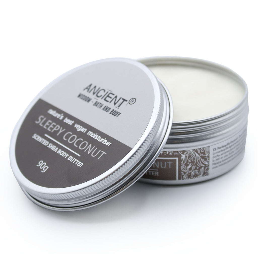 Scented Shea Body Butter 90g - Sleepy Coconut 🇬🇧