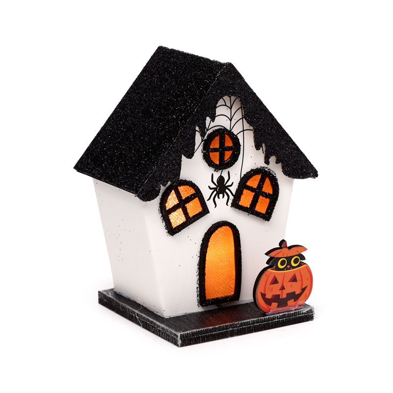 Spooky Spider House Halloween LED Decoration 🇬🇧