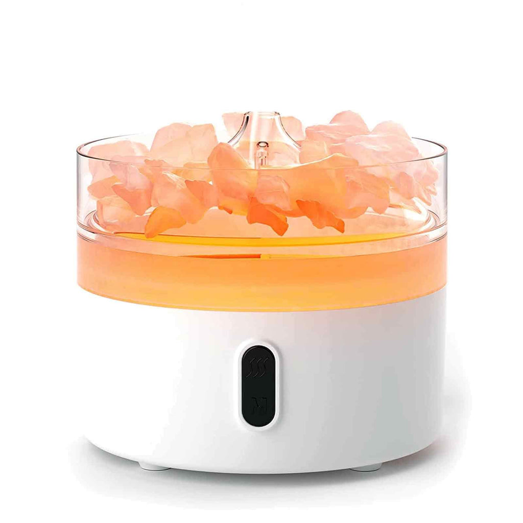 Himalayan Salt  Aroma Diffuser - Night Light - USB-C - Flame Effect ( salt included) 🇬🇧