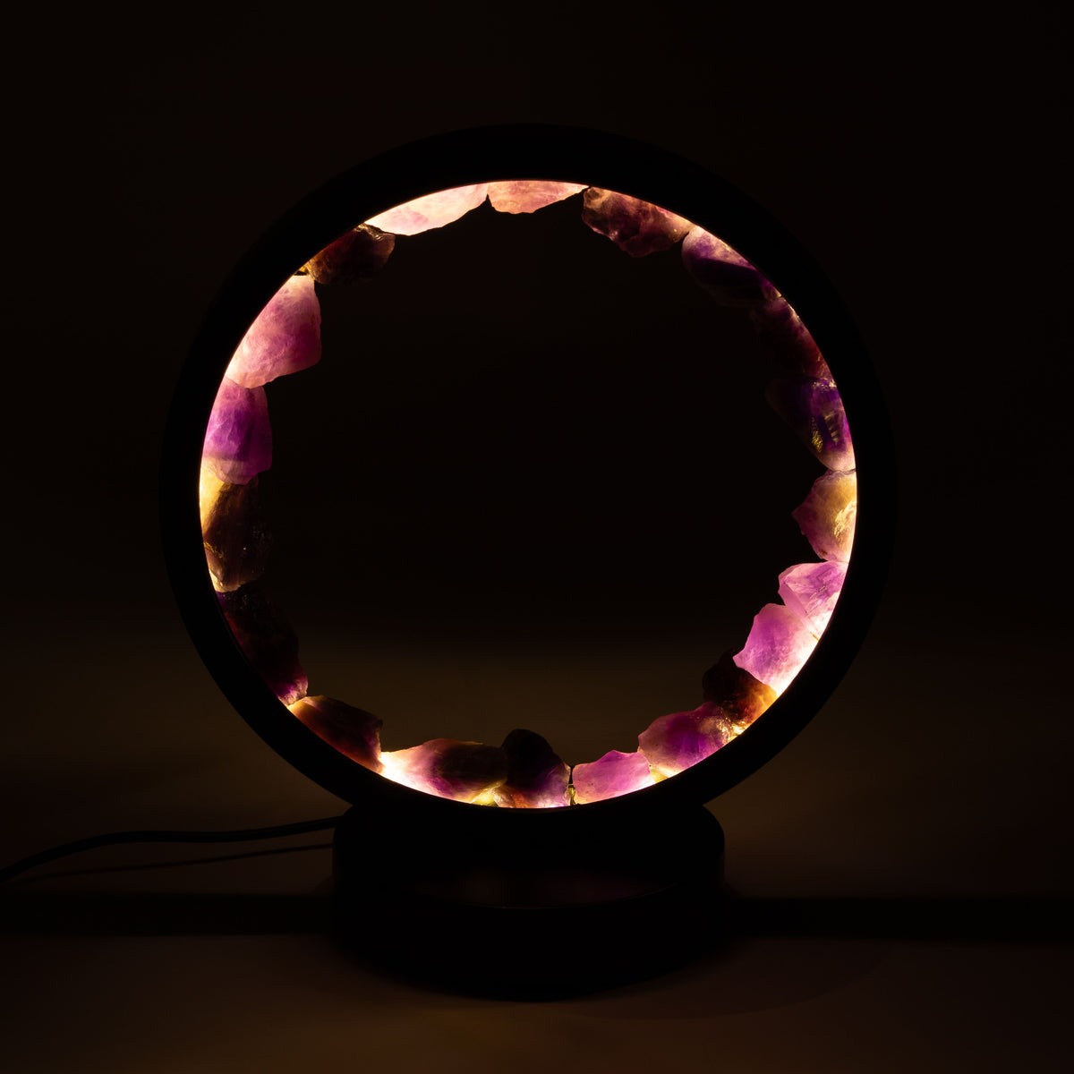 Gemstone Halo Lamp - Zen Spirit  - Amethyst 🇬🇧