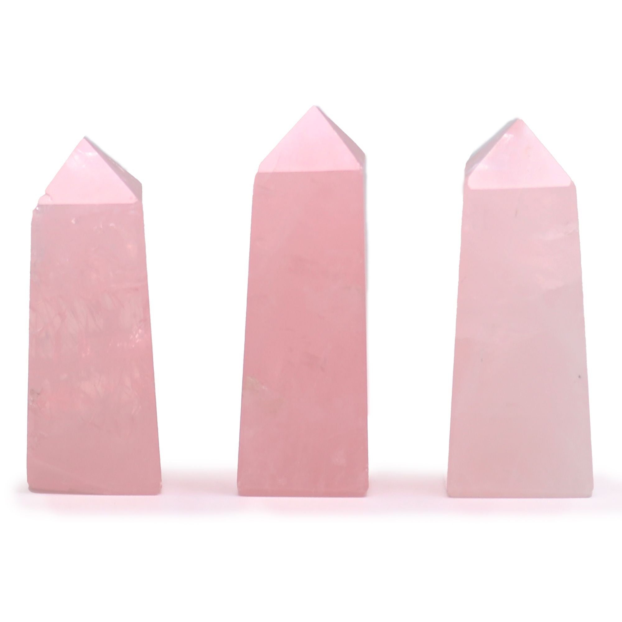 Gemstone Obelisk Point approx 5cm - Rose Quartz 🇬🇧