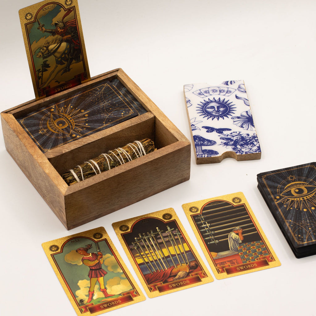 Two Section Tarot Box with Card Holder 🇬🇧