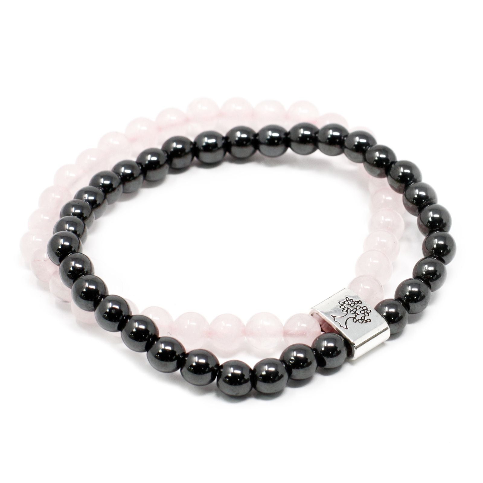 Magnetic Gemstone Bracelet - Rose Quartz 🇬🇧