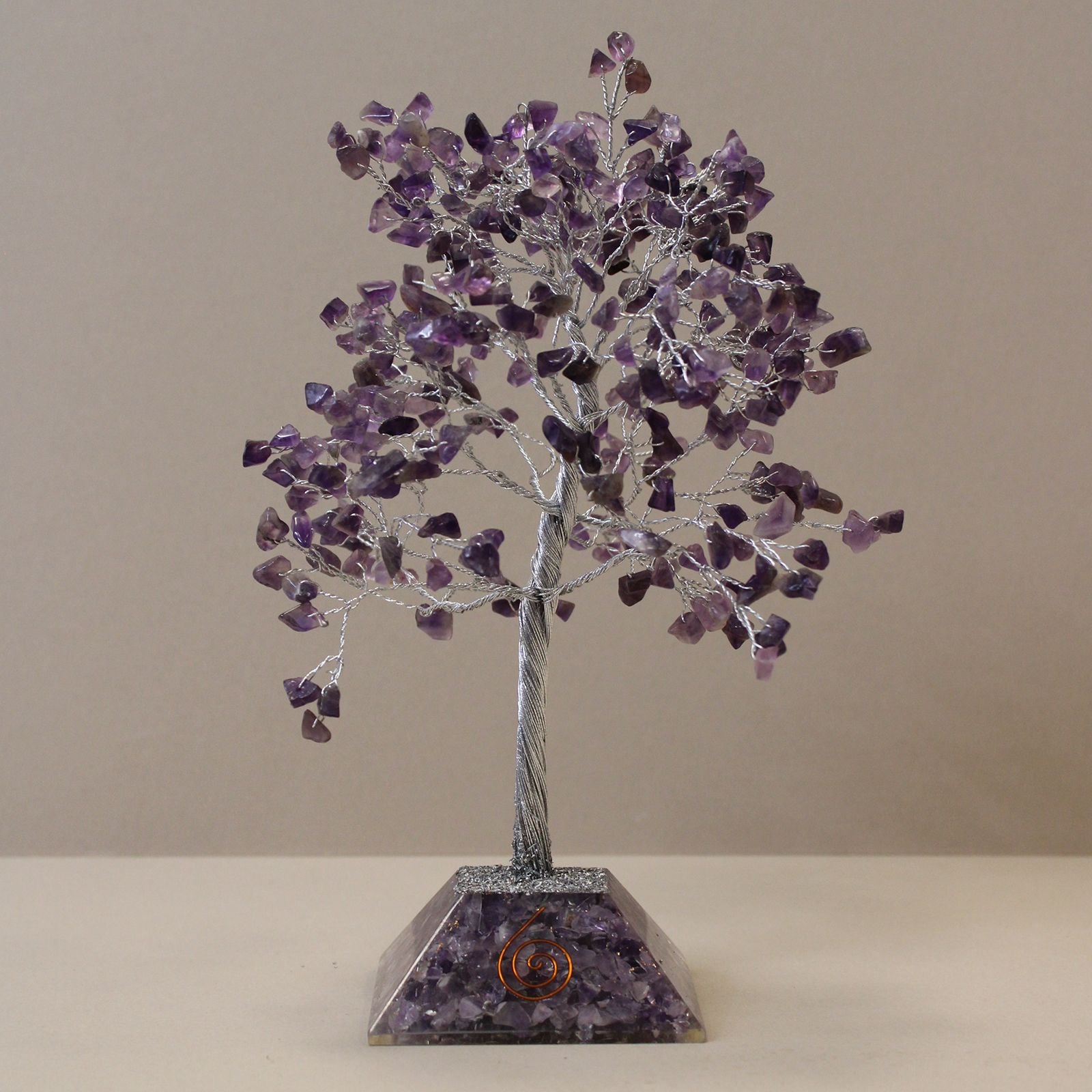 Gemstone Tree with Organite Base - 320 Stone - Amethyst 🇬🇧