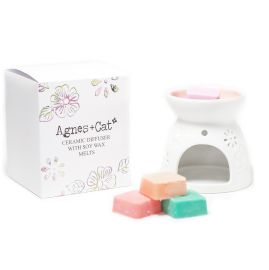 Wax Melter with Four Soy Wax Melts 🇬🇧