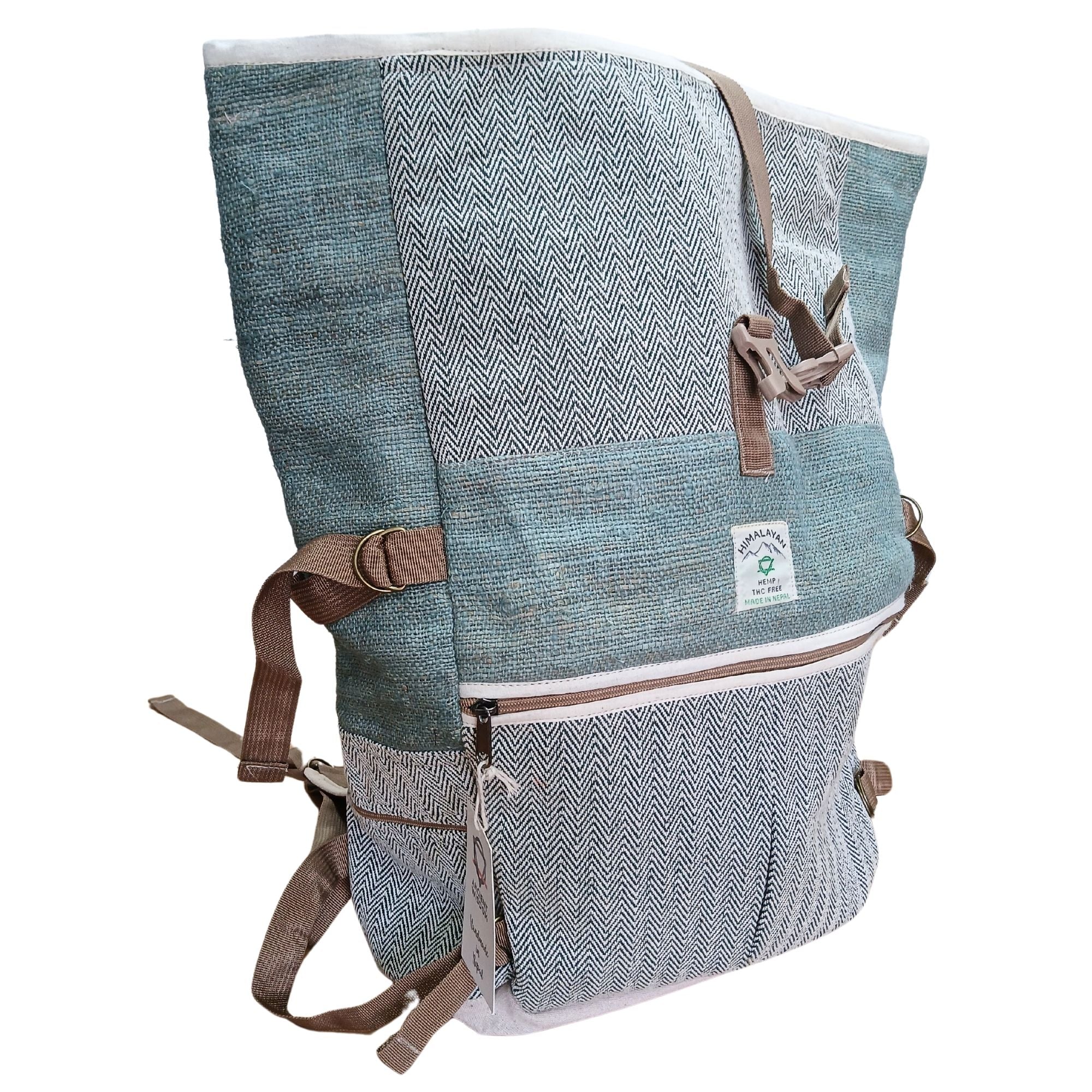 Hemp Trekking Rolling Backpack - Sage 🇬🇧