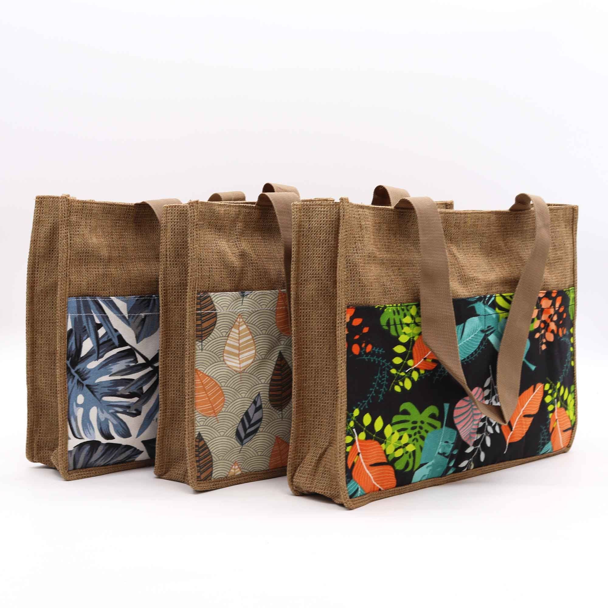 Tropical Market Shopping Bag - (assorted designs) - 40x30x9cm 🇬🇧