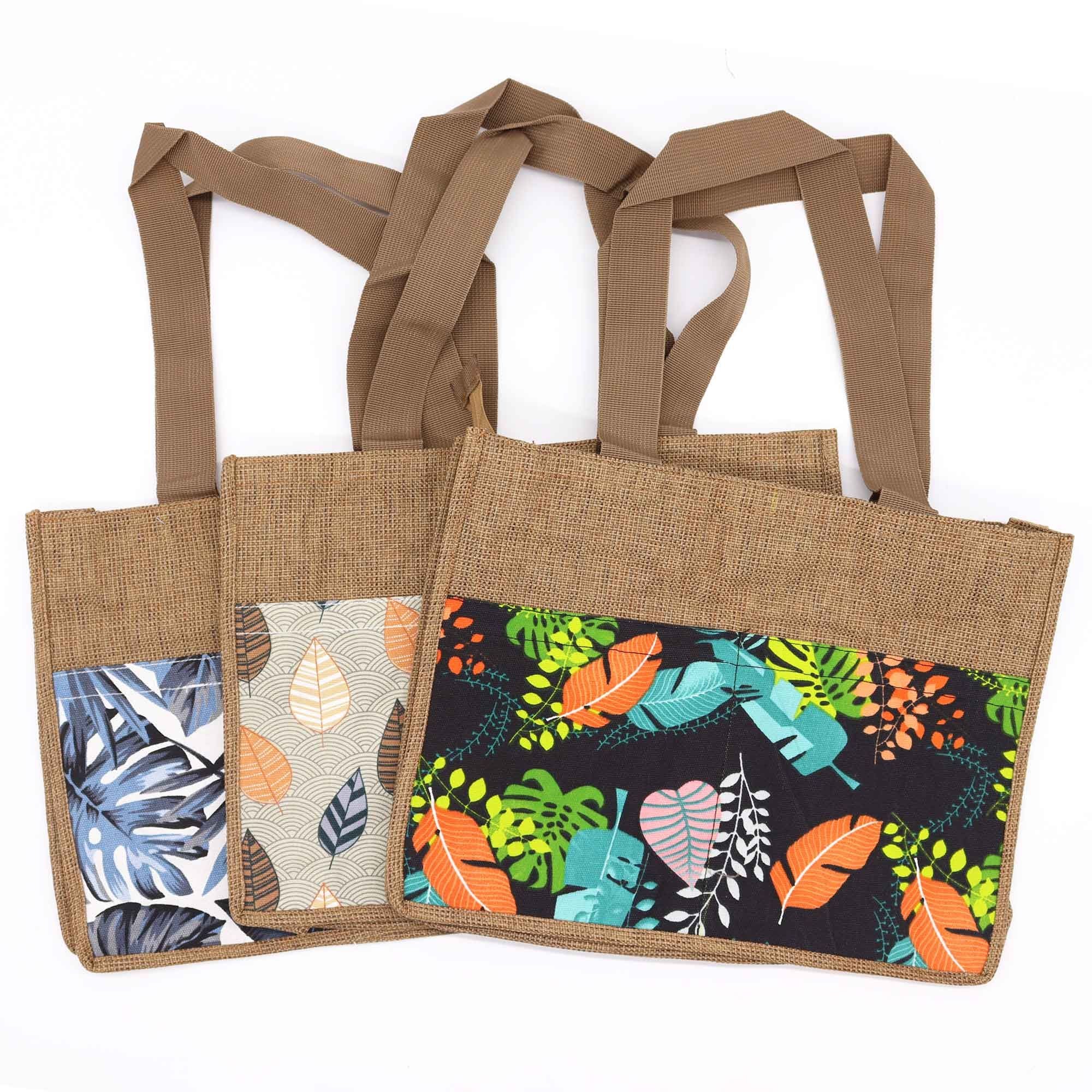 Tropical Market Shopping Bag - (assorted designs) - 40x30x9cm 🇬🇧