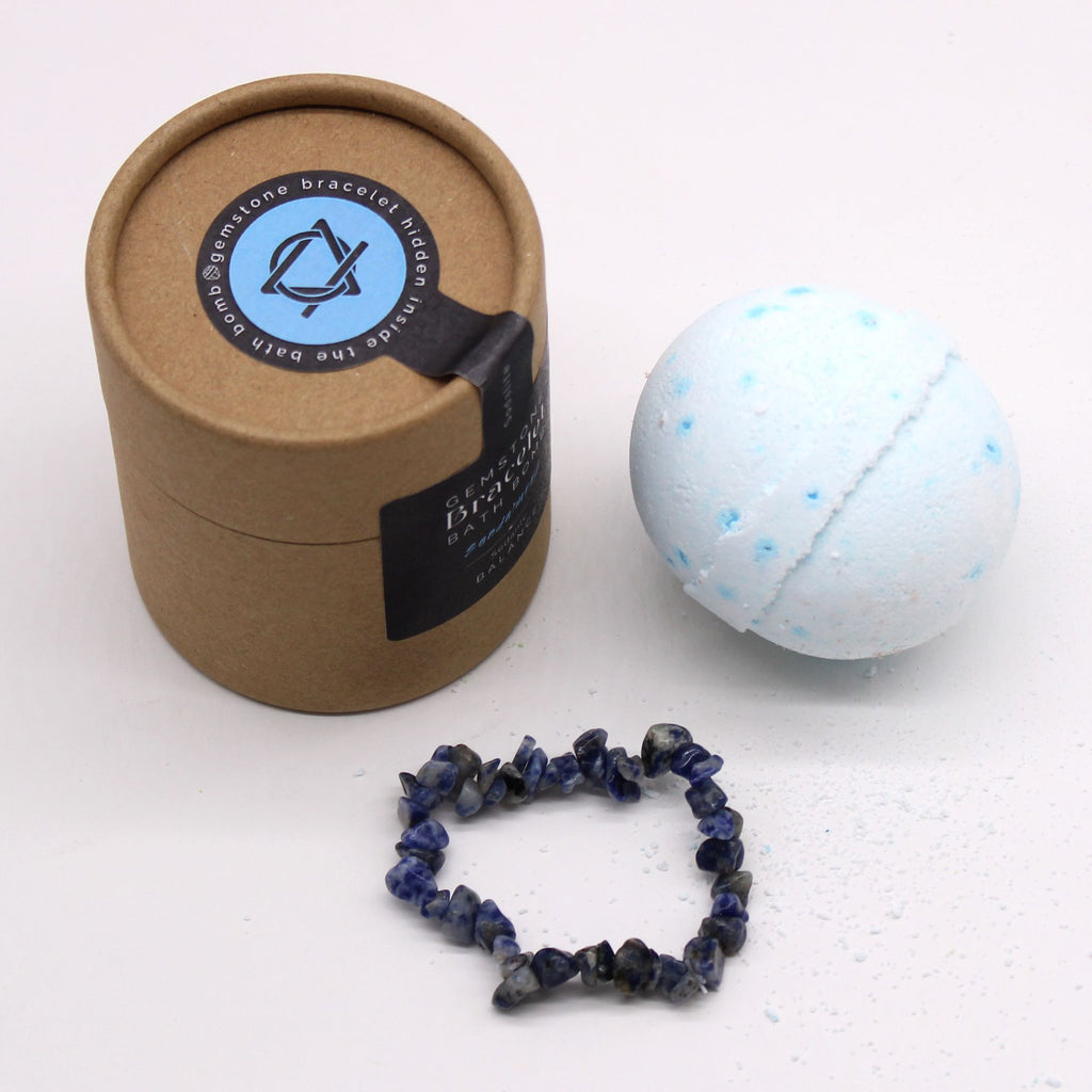 Sodalite Gem Bracelet Bath Bomb 🇬🇧